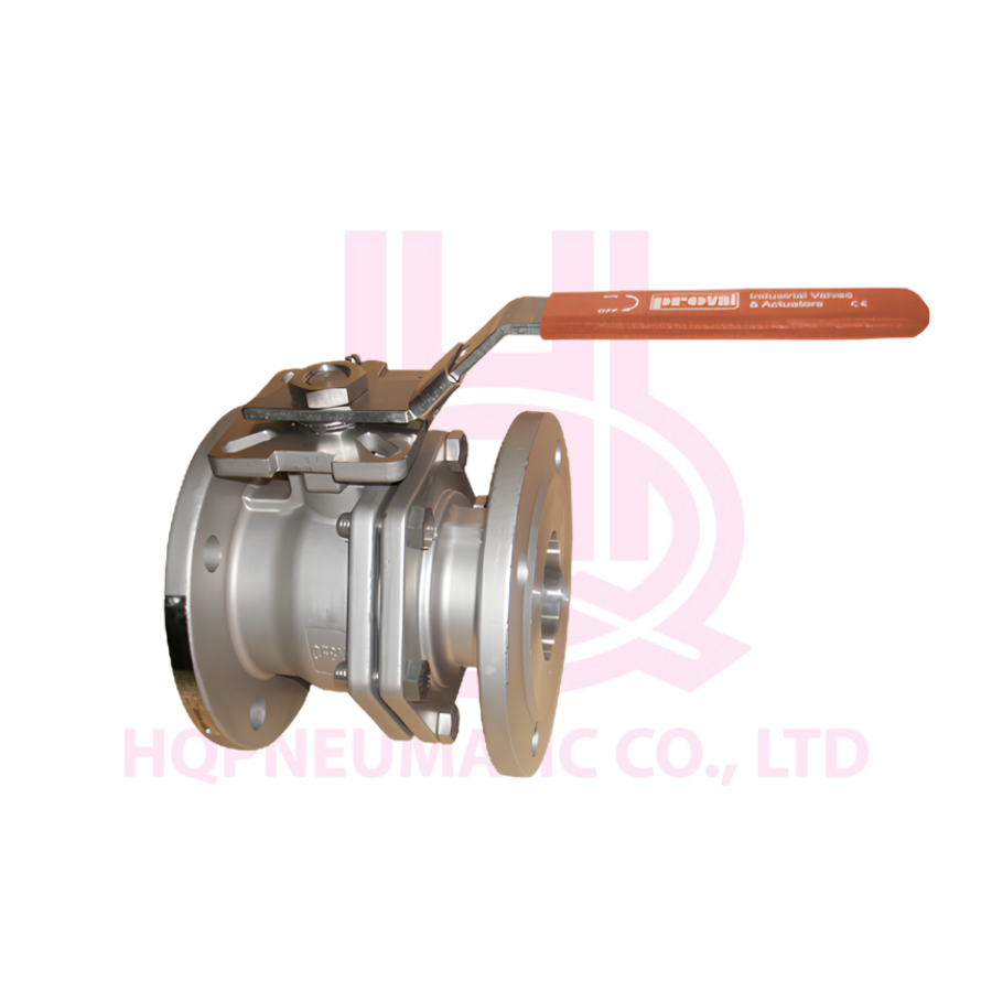 V206 Series 2-Piece Short-Pattern Flanged Ball Valves