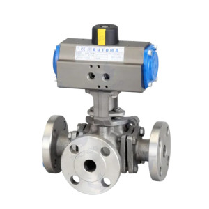 Van Bi 3 Ngã Chữ L Lắp Ren Automa