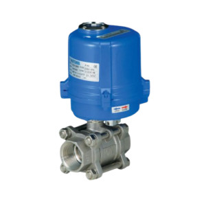 Van Bi Điều Khiển Điện Inox 3 Mảnh Lắp Ren Automa