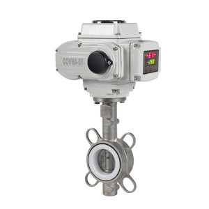 Van Bướm Truyền Động Điện Thép Không Gỉ HK60-D-S