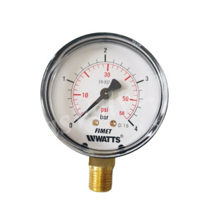 Đồng Hồ Đo Áp Suất 0-4 Bar Fimet