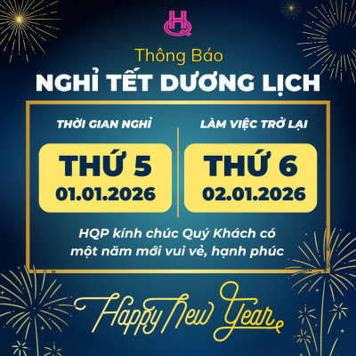 THÔNG BÁO NGHỈ TẾT DƯƠNG LỊCH 2026